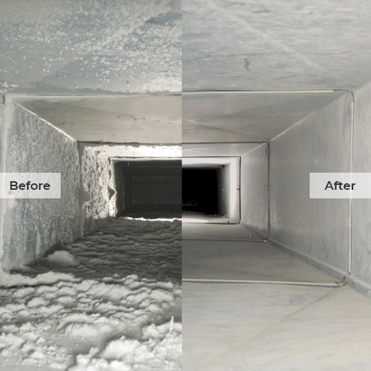air duct before after